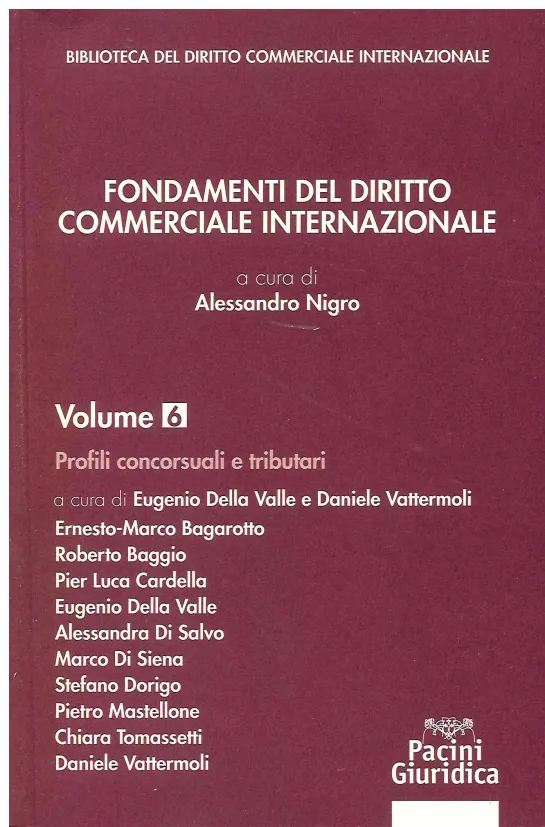 Fondamenti del diritto commerciale internazionale - Volume 6 - Pacini  Editore