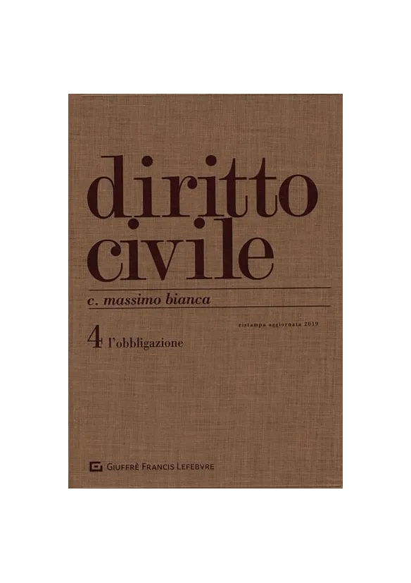 Diritto Civile IV - l'Obbligazione