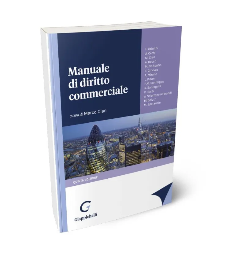 Cian Manuale di Diritto Commerciale 2023 | Libreria Giuridica Online