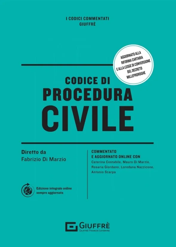 Codice di Procedura Civile 2023 | Libreria Giuridica Online