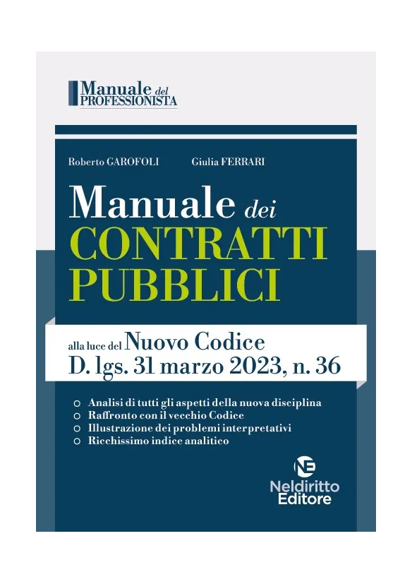 Manuale Contratti Pubblici 2023