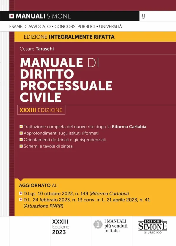Manuale di Diritto Processuale Civile 2023