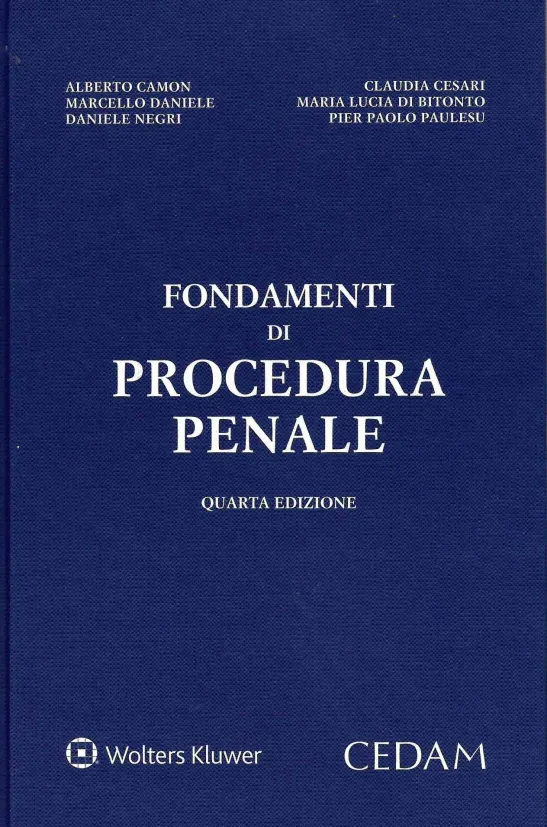 Camon Fondamenti di Procedura Penale  | Libreria Giuridica Online