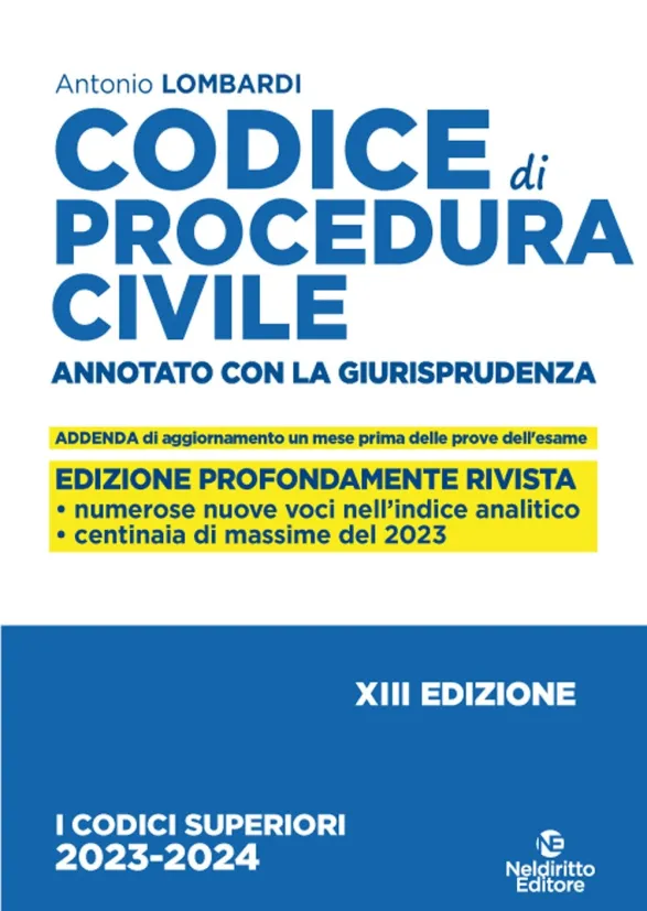 Codice Procedura Civile annotato con la giurisprudenza 2023 - 2024