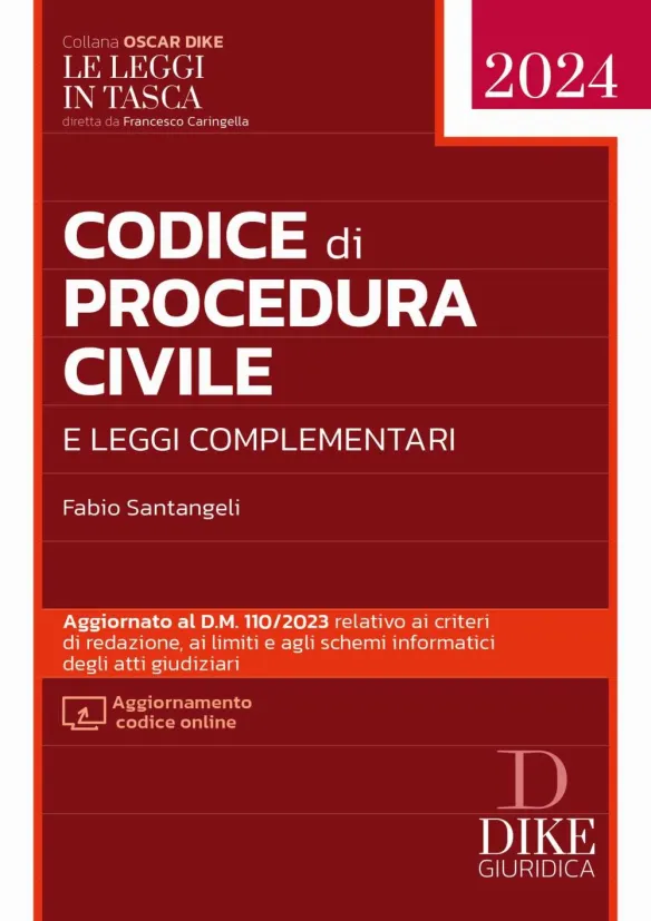 Codice di Procedura Civile e leggi complementari Pocket 2024