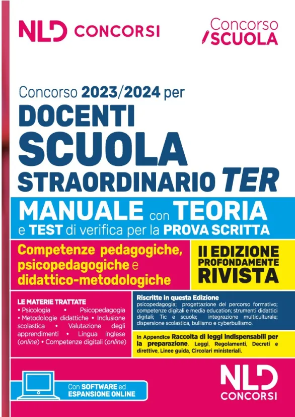 Concorso Docenti Scuola Straordinario TER 2023/2024
