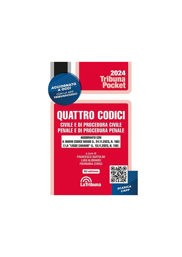 Quattro Codici Pocket 2024 | Libreria Giuridica Online