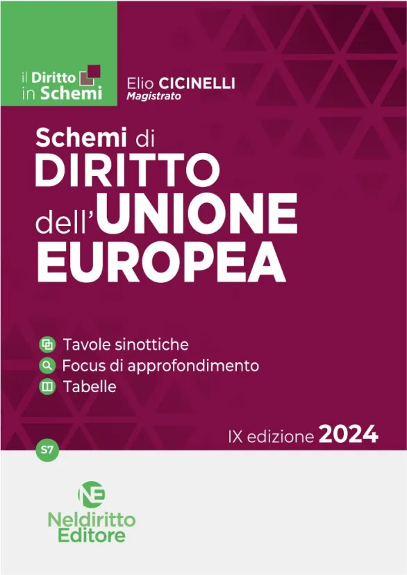 Schemi di Diritto Unione Europea 2024 | Libreria Giuridica Online