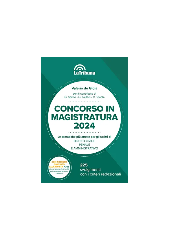 Concorso in magistratura 2024 | Libreria Giuridica Online