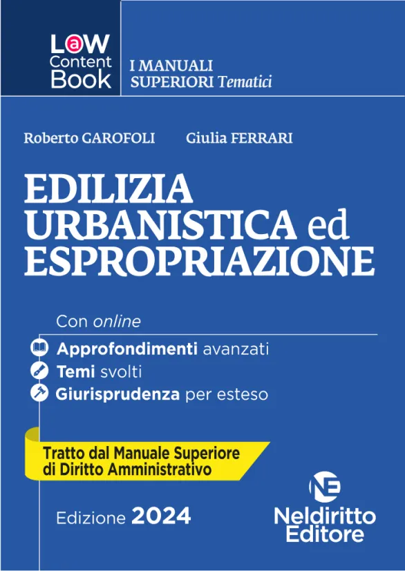 Edilizia, urbanistica ed espropriazione 2024 | Libreria Giuridica Online