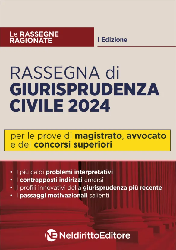 Rassegna di Giurisprudenza Civile 2024| Libreria Giuridica Online