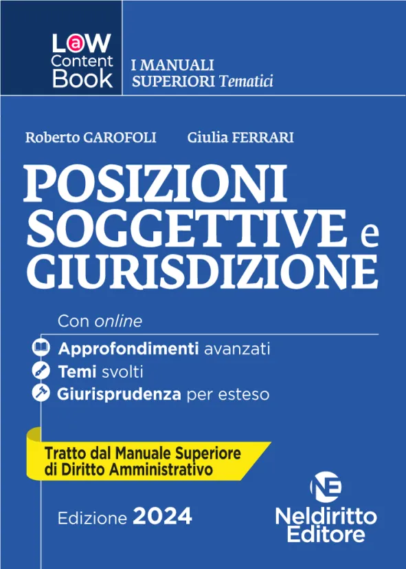 Posizioni Soggettive e Giurisdizione 2024 | Libreria Giuridica Online