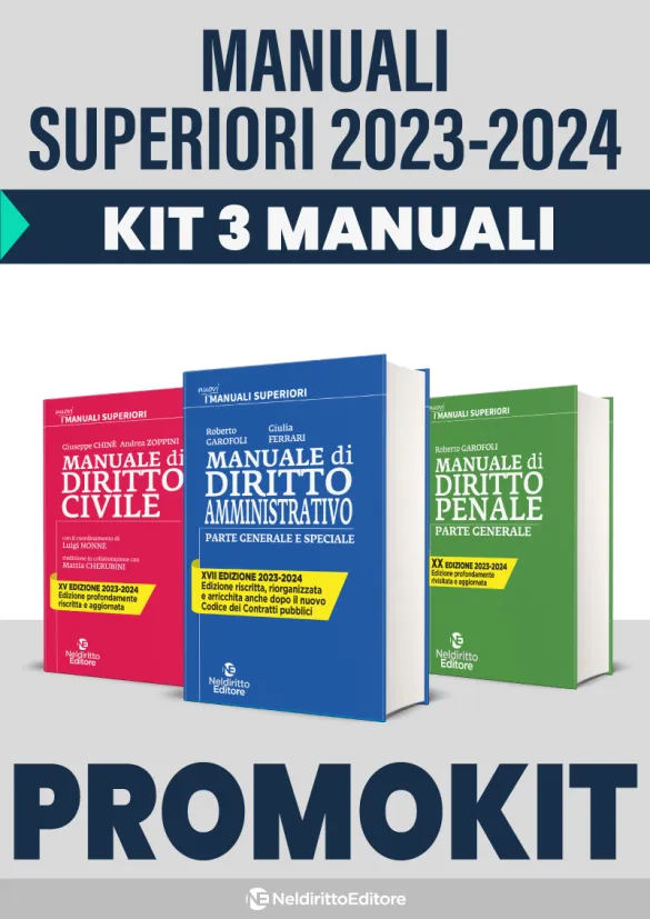 Kit manuali superiori magistratura 2023-2024 | Libreria Giuridica Online
