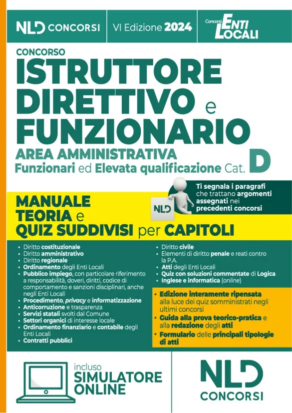 Istruttore direttivo funz. area amm.D