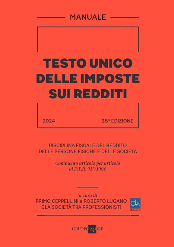 Testo Unico delle Imposte sui Redditi 2024 | Libreria Giuridica Online