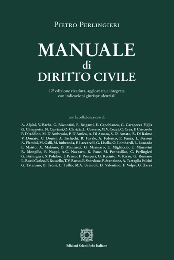 Perlingieri Manuale di Diritto Civile 2024 | Libreria Giuridica Online