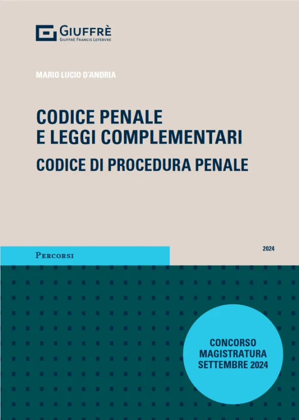 D'Andria Codice penale e leggi complementari 2024 | Libreria Giuridica Online