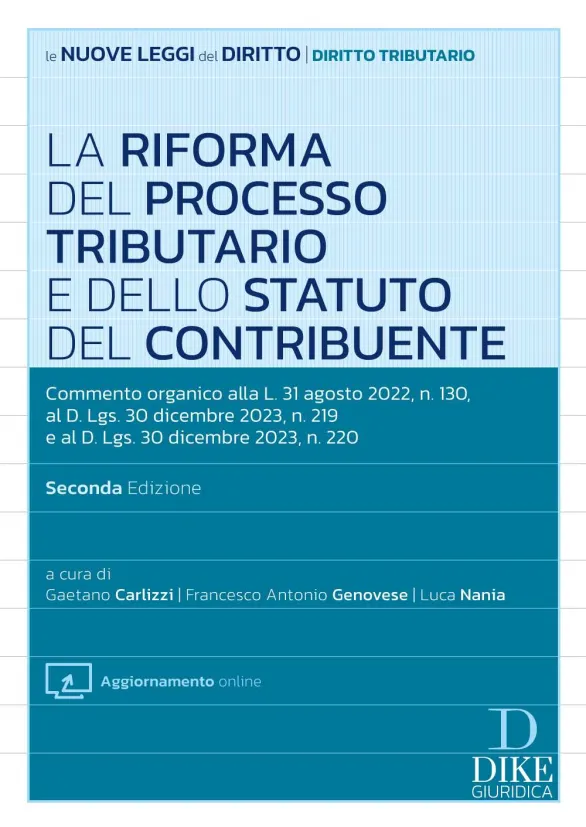 La Riforma del Processo Tributario 2024 | Libreria Giuridica Online