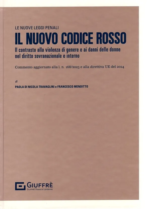 Codice Rosso 2024 | Libreria Giuridica Online