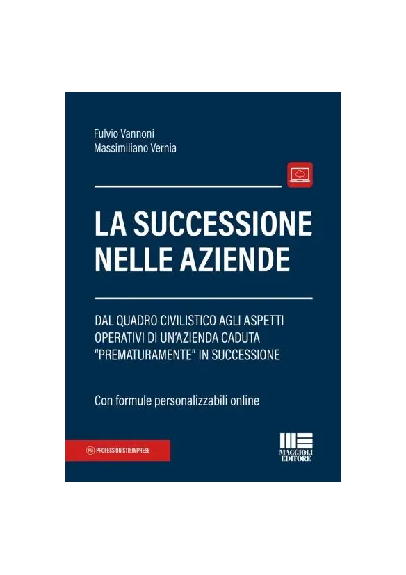 La Successione nelle Aziende 2024 | Libreria Giuridica Online