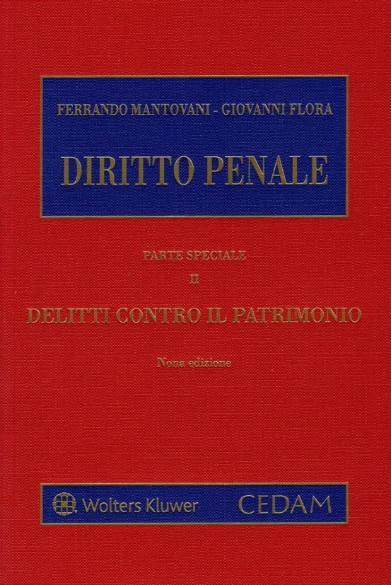 Mantovani Delitti contro il patrimonio 2024 | Libreria Giuridica Online