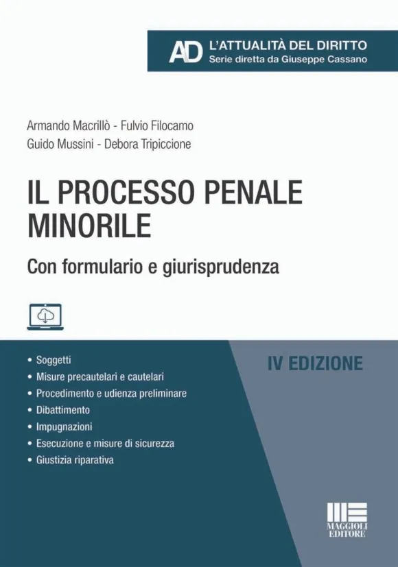 Il Processo Penale Minorile 2024 | Libreria Giuridica Online