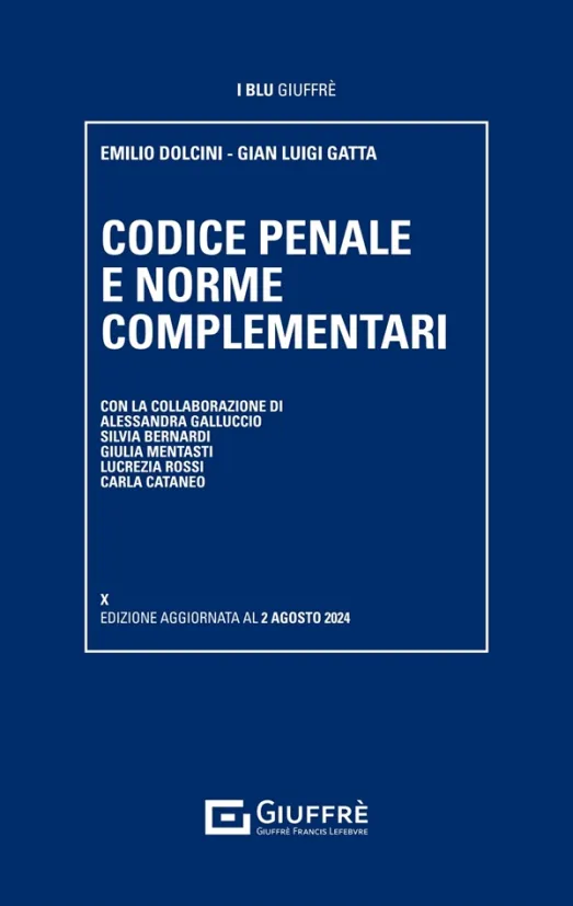 Dolcini Codice Penale 2024 | Libreria Giuridica Online