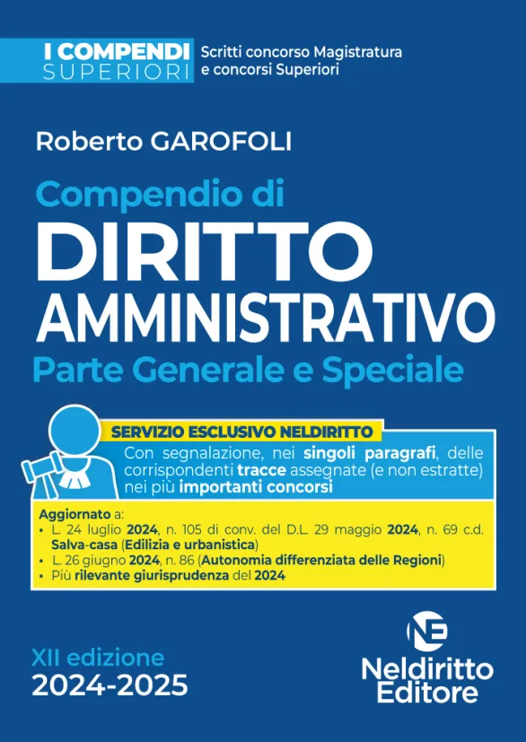 Compendio Superiore di Diritto Amministrativo 2024-2025