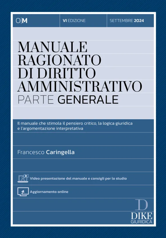 Manuale Ragionato di Diritto Amministrativo 2024 | Libreria Giuridica Online